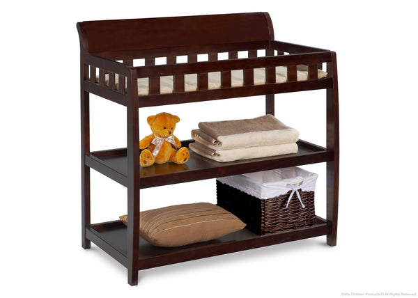 Delta Children Chocolate Bentley Changing Table with Props